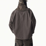 City Leisure CN Oversized Multi Pocket Shirt [Mud Grey]