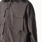 City Leisure CN Oversized Multi Pocket Shirt [Mud Grey]