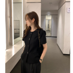 Haery No-Collar Short-Sleeve Crop Jacket