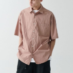 City Leisure CN Oversized Short Sleeve Shirt [Desert Pink]