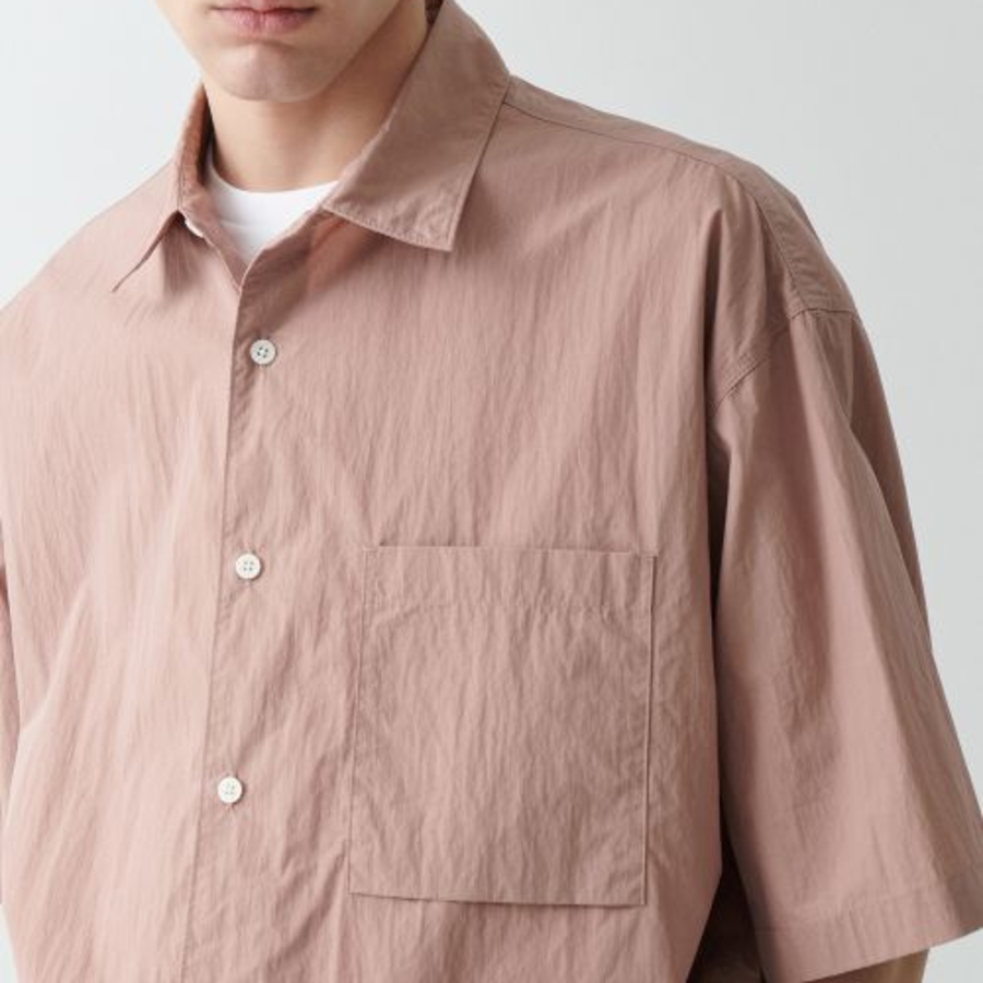 City Leisure CN Oversized Short Sleeve Shirt [Desert Pink]