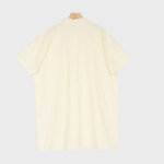 Хлопковое мини-платье-рубашка с короткими рукавами