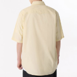 Relaxed Soft Poplin Short Sleeve Shirt [Lemon]