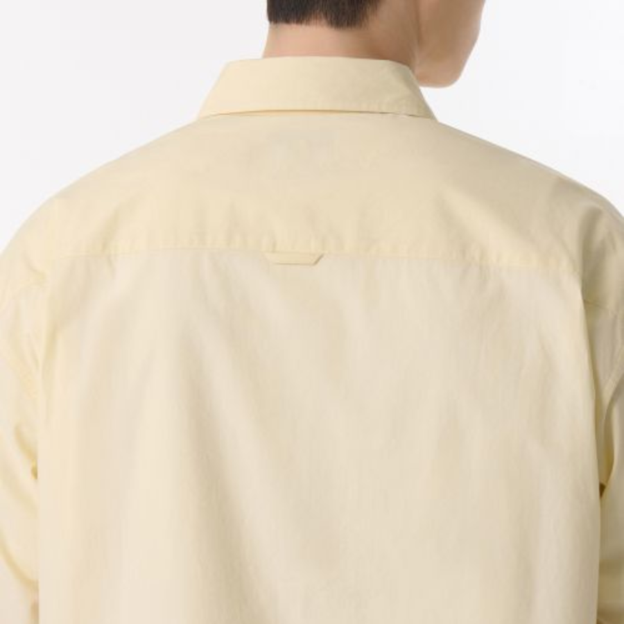 Relaxed Soft Poplin Short Sleeve Shirt [Lemon]