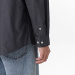 Relaxed Fit Oxford Shirt [Dark Gray]