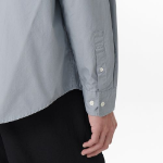 Relaxed Washed Poplin Shirt [Cloudy Blue]