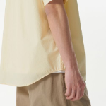 Relaxed Washed Poplin Short Sleeve Shirt [Lemon]
