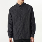 Relaxed Denim Shirt [Black]