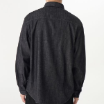 Relaxed Denim Shirt [Black]