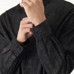 Relaxed Denim Shirt [Black]
