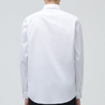 Hidden Button Dress Shirt [White]