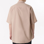 Relaxed Soft Poplin Short Sleeve Shirt [Desert Pink]