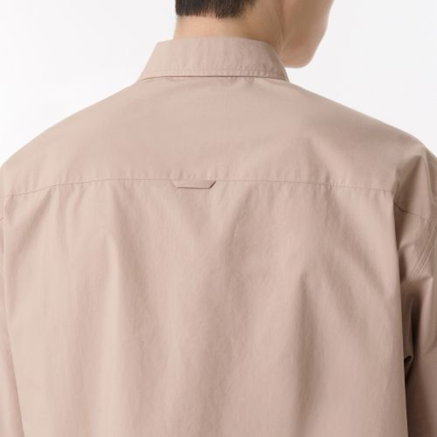 Relaxed Soft Poplin Short Sleeve Shirt [Desert Pink]