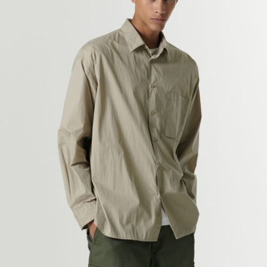 City Leisure CN Oversized Shirt [Greyish Beige]