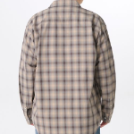 Relaxed Ombre Check Shirt 2 [Brown/Beige]