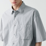 City Leisure CN Oversized Short Sleeve Shirt [Light Grey]