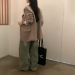 Nuts Two-Button Collar Oversized Jacket/Blazer