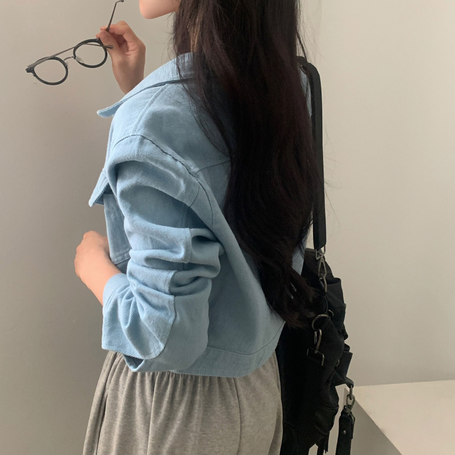 Fondue Linen Short-Sleeve Jacket