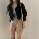 Fondue Linen Short-Sleeve Jacket