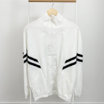 Unisex Double-Stripe Lightweight Anorak Zip-Up