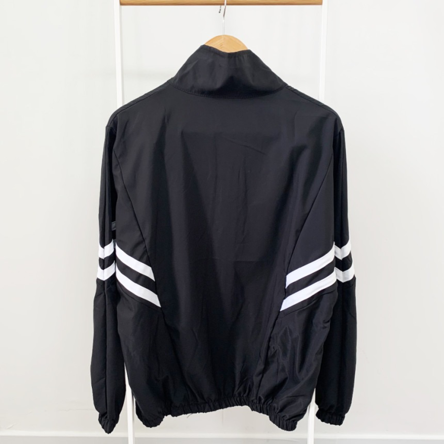 Unisex Double-Stripe Lightweight Anorak Zip-Up