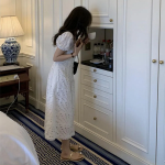 Ажурное платье в романтичном стиле