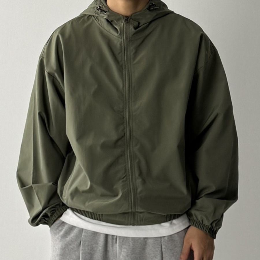 Cropped Running Windbreaker – Men's Wind Jacket
