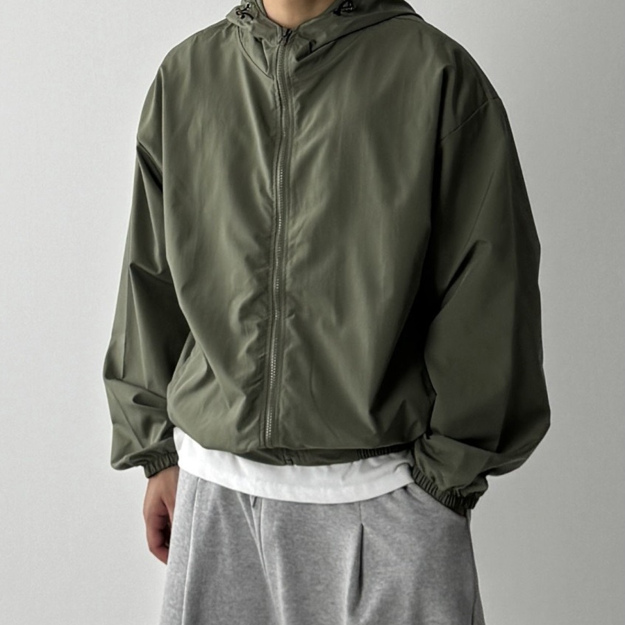 Cropped Running Windbreaker – Men's Wind Jacket