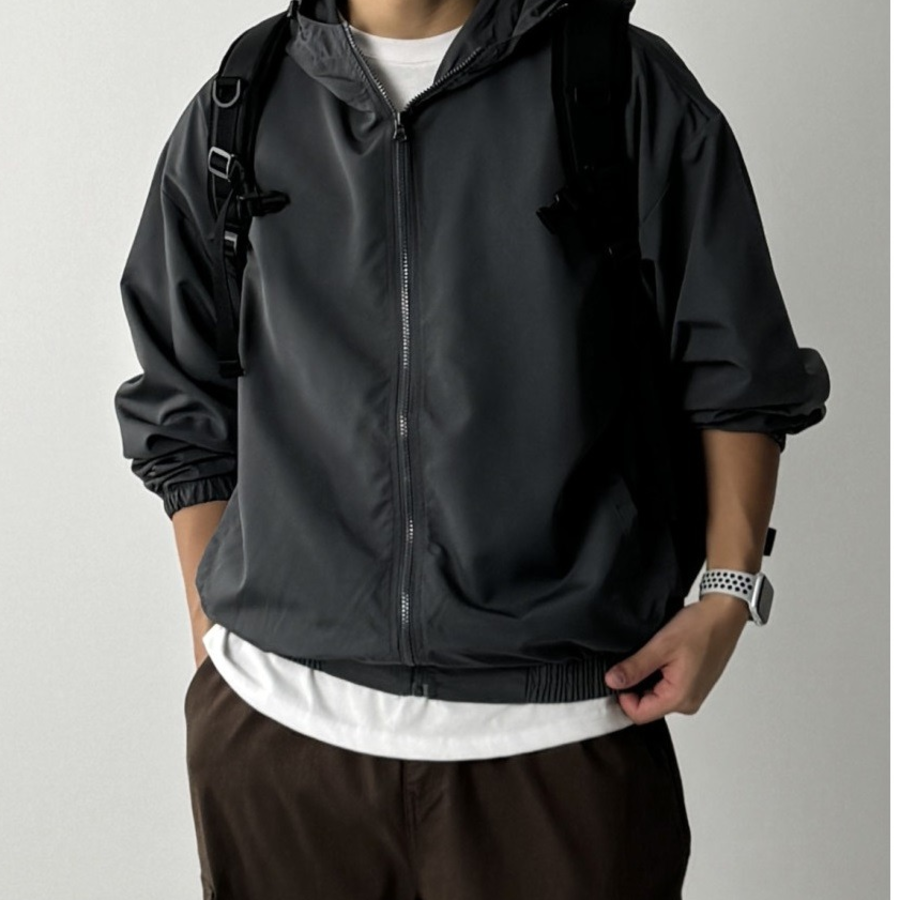 Cropped Running Windbreaker – Men's Wind Jacket