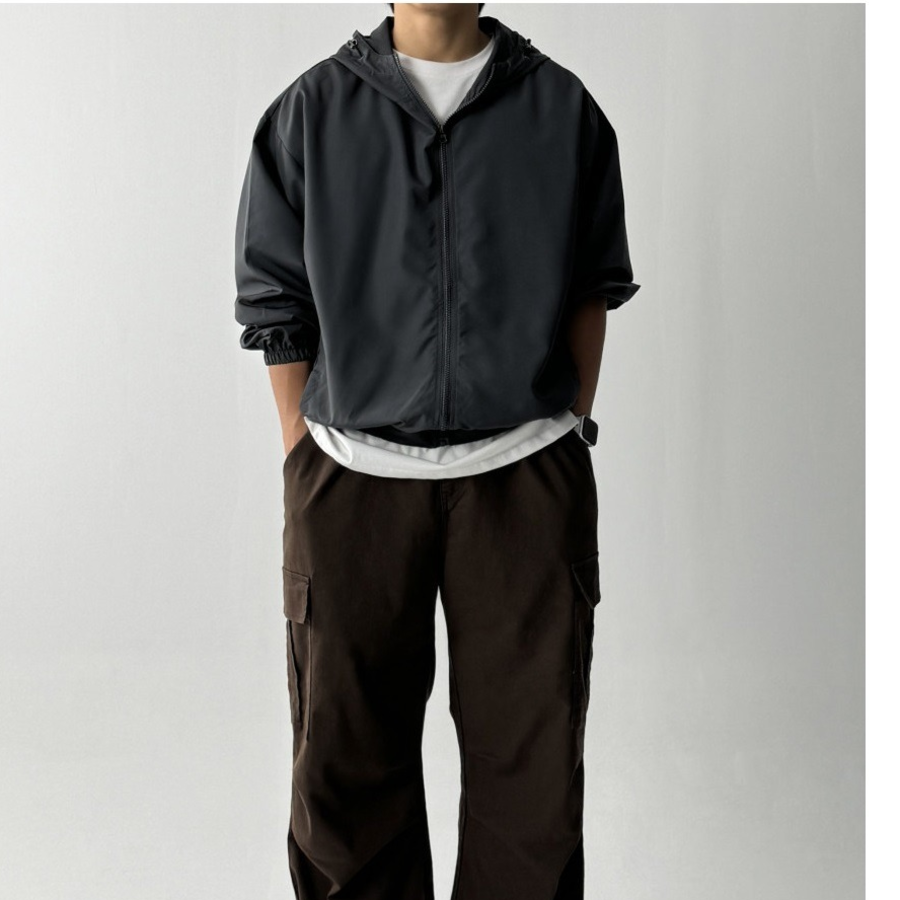 Cropped Running Windbreaker – Men's Wind Jacket