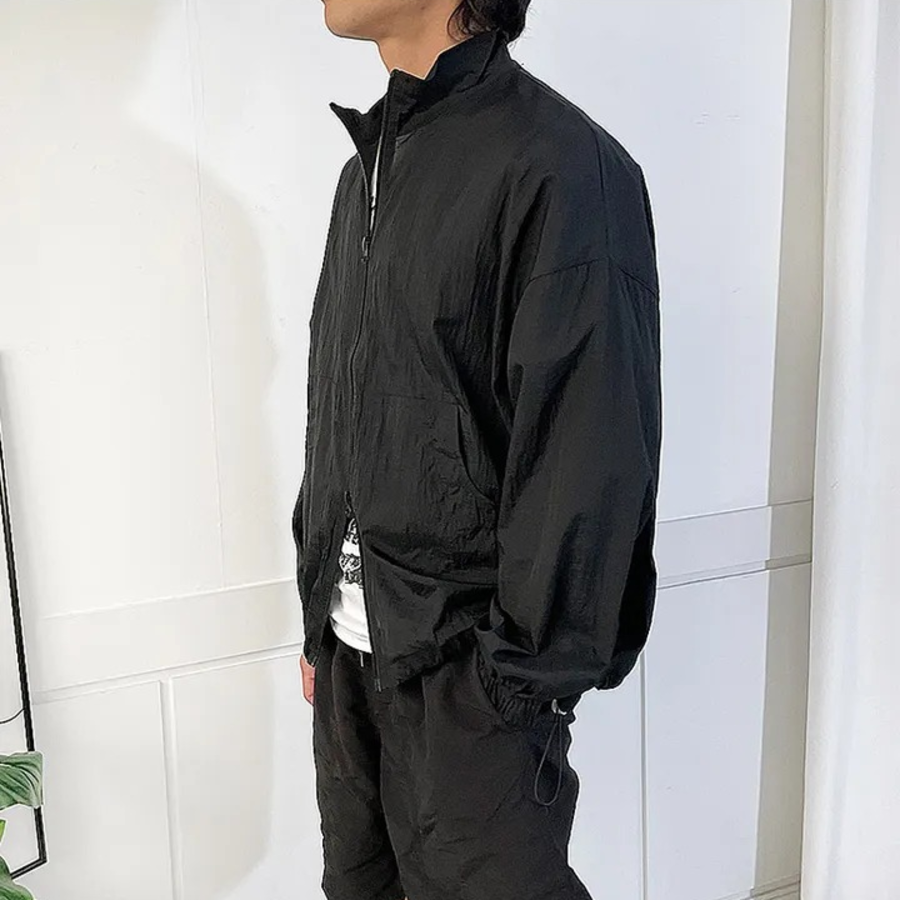 Sheer Wind Zip-Up Jumper – Lightweight Mesh Windbreaker