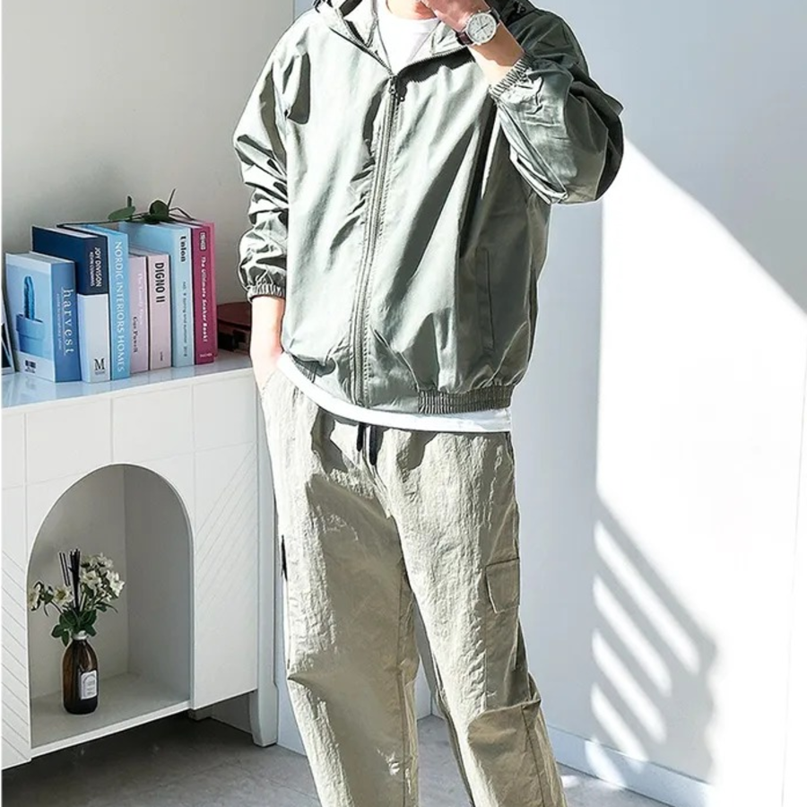 Nylon Hooded Windrunner