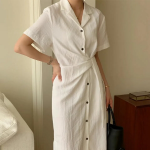 Минималистичное платье с запахом для торжественных случаев