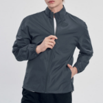 Ultralight Solid Woven Windbreaker – Zip-Up Jacket