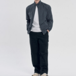 Ultralight Solid Woven Windbreaker – Zip-Up Jacket