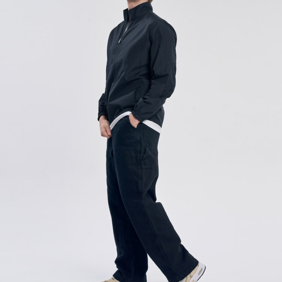 Ultralight Solid Woven Windbreaker – Zip-Up Jacket