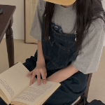 Джинсовый сарафан с лямками