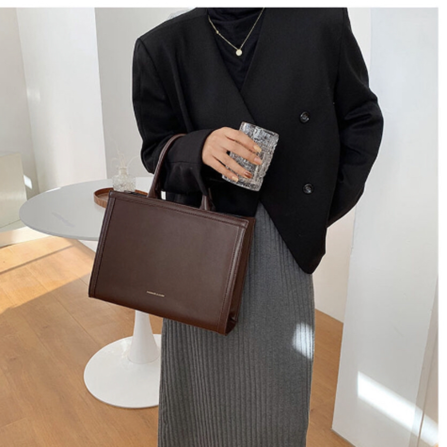 Look&Fit Basic Top Handle Tote — стильная и практичная сумка для офиса, учёбы и повседневных дел