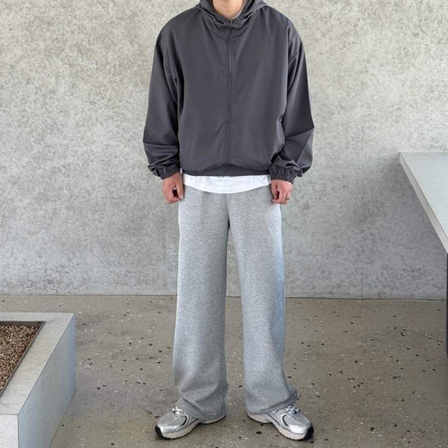 Gorpcore Oversized String Hooded Zip-Up – Windbreaker Jacket