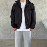 Gorpcore Oversized String Hooded Zip-Up – Windbreaker Jacket