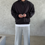 Gorpcore Oversized String Hooded Zip-Up – Windbreaker Jacket