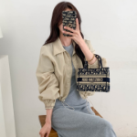 String Crop Windbreaker Field Jacket