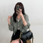 String Crop Windbreaker Field Jacket