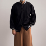 Varsity Oversized Stadium Windbreaker Jacket