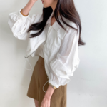 String Crop Windbreaker Field Jacket