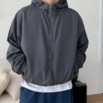 Transitional Unisex Windbreaker Hoodie Jacket – Spring Outerwear