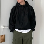 Transitional Unisex Windbreaker Hoodie Jacket – Spring Outerwear