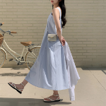 Облегающее хлопковое платье с карманами и бюстье