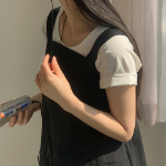 Облегающее хлопковое платье с карманами и бюстье