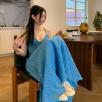 Лёгкое платье в стиле слип для романтичного отдыха и отпуска